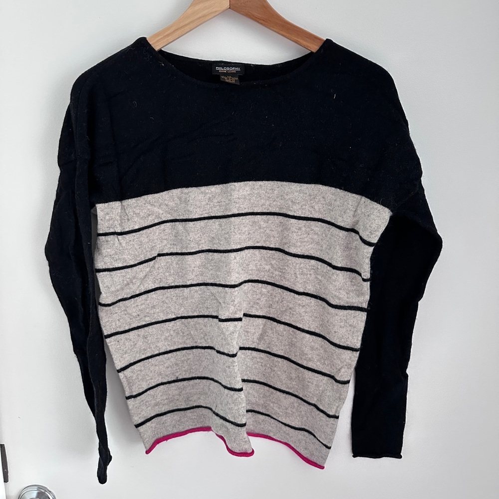 Stripped Cashmere Sweater